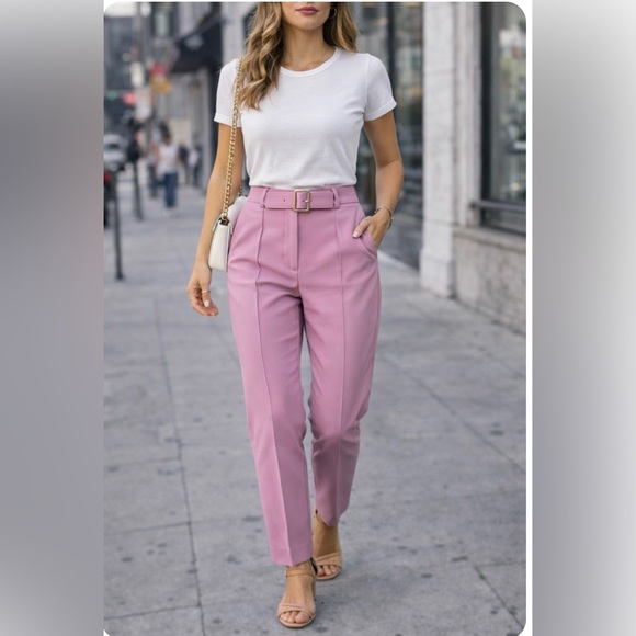 ADL Pants - Pink crop pants